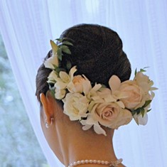 結婚式や成人式、イベントのヘアパーツ、髪飾り|生花クレッセント