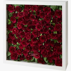 プロポーズの花束を残す方法、ドライフラワーで自然な小花レイアウト