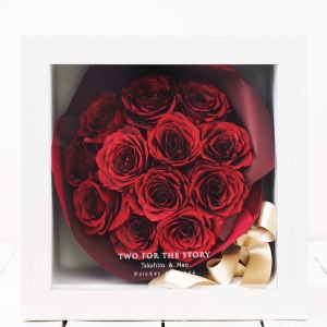 ブーケをドライフラワーにして残す、人気商品2