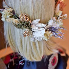 人気のドライフラワーの髪飾り：成人式や結婚式の和装にも2